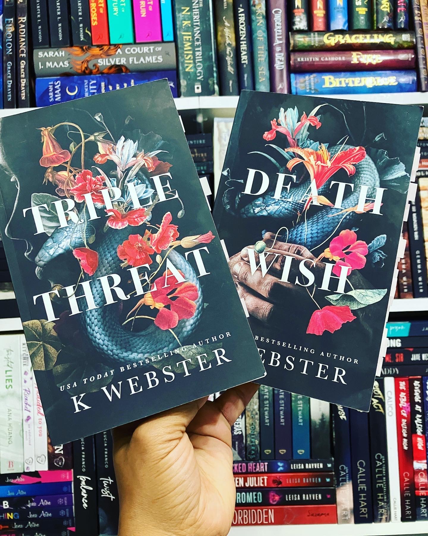 Triple Threat & Death Wish by K. Webster